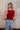 Alabama Crimson Embroidered Ribbed Tank - back view