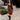 Gabby Plaid & Lace Asymmetric Dress - full body front view