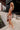 Karsyn Rust & Cream Scalloped Mini Dress - full body side view