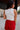 Alabama White Embroidered Ribbed Tank - close up back view