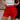 Maddie Red Gingham Waist Shorts - front view