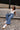 Judy Blue: Kenna Dark Wash Drawstring Jeans - full sitting view