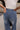 Judy Blue: Kenna Dark Wash Drawstring Jeans - close back view