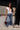 Judy Blue: Kenna Dark Wash Drawstring Jeans - full body front 