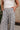 Parker Grey Polka Dot Pants - close up front view