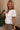 Gigi White Puff Sleeve Flare Top - frontal view