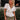 Gigi White Puff Sleeve Flare Top - view of front