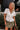 Gigi White Puff Sleeve Flare Top - view of front