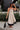 Preslee Oatmeal & Black Polka Dot Midi Dress - frontal view