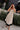 Preslee Oatmeal & Black Polka Dot Midi Dress - full body front view