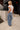 Risen: Farrah Side Stripe Wide Leg Jeans - full body back view