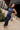 Rae Navy Blue Mesh Midi Dress - angled front view