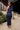 Rae Navy Blue Mesh Midi Dress - full body back view