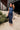 Rae Navy Blue Mesh Midi Dress - full body front 