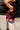 Samara Dark Purple Satin Tank Top - side view