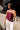 Samara Dark Purple Satin Tank Top -  front view