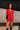 Tatum Red Polka Dot Romper - front view