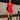 Tatum Red Polka Dot Romper - full body front view