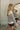 Bridgette Cream & Navy Striped Top - side