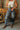 Casey Side Contrast Barrel Jeans - front view