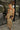 Dawn Bronze Polka Dot Midi Dress - full body front view