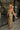 Dawn Bronze Polka Dot Midi Dress - full body side
