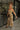 Dawn Bronze Polka Dot Midi Dress - full body side view