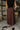 Fallon Brown Suede Midi Skirt - back view