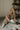 Hadley Brown & Beige Striped Tee - front sitting view