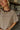 Hadley Brown & Beige Striped Tee - clsoe up front view