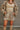 Emery Brown & Beige Camo Denim Skirt - front view 