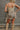 Emery Brown & Beige Camo Denim Skirt - back view 
