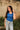 Kentucky Blue Embroidered Ribbed Tank - full body front 