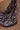 Lara Blue & Brown Paisley Satin Scarf - close up
