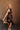 Monroe Black & Rust Floral Mini Dress - full body side view 