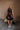 Monroe Black & Rust Floral Mini Dress - Full body front 