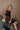 Monroe Black & Rust Floral Mini Dress - Sitting pose view 