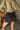 Alessandra Navy Satin Shorts - back