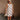 Birdie Cream & Brown Polka Dotted Mini Dress - front view 