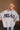 PHIL 4:13 Grey & Navy Embroidered Mock Neck - close up front view 