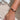 Fearfully And Wonderfully Made Bangle - silver - on wrist