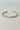I Have Seen His Goodness Bangle - silver - flat lay close up