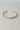 I Trust You Jesus Bangle - silver - flat lay close up