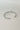 Your Are Loved Bangle - silver - flat lay back close up