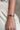 Your Are Loved Bangle - silver - on wrist