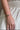 Your Are Loved Bangle - gold - on wrist