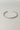 Dream Pray Do Bangle - silver - flat lay close up