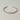 Your Love Never Fails Bangle - silver - flat lay close up