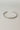 Your Love Never Fails Bangle - silver - flat lay close up