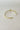 Fearfully And Wonderfully Made Bangle - gold - flat lay side view